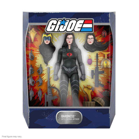 GI Joe Ultimates Baroness (Black Suit) 18 cm - Smalltinytoystore