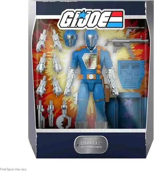 GI Joe Ultimates Cobra B.A.T. Comic SDCC 2022 exklusive Actionfigur, Zubehör, Smalltinytoystore