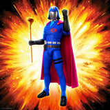 GI Joe Cobra Commander Actionfigur 18 cm, blaue Uniform, roter Umhang, Smalltinytoystore