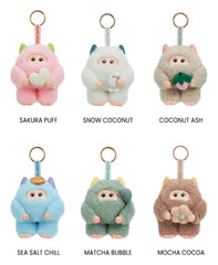 Giggle Monster Plüsch-Schlüsselanhänger 11 cm Marshmallow Dreams Blind Box Display (6) - Smalltinytoystore