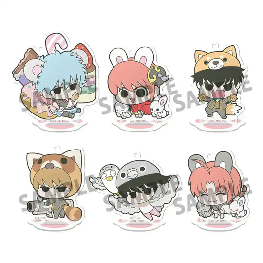 Gintama Acryl Figuren Prince Hata & Animal Paradise 6 cm Display (6) - Smalltinytoystore