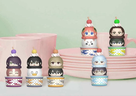 Gintama Tsumichen Stack up & Change Sammelfiguren 8 cm Sortiment (6) - Smalltinytoystore
