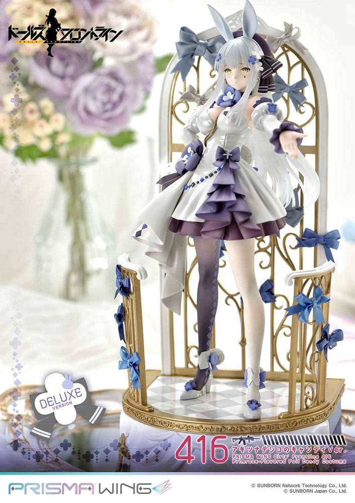 Girls' Frontline Prisma Wing PVC Statue 1/7 Primrose-Flavored Foil Candy Costume Deluxe Version 25 cm - Smalltinytoystore