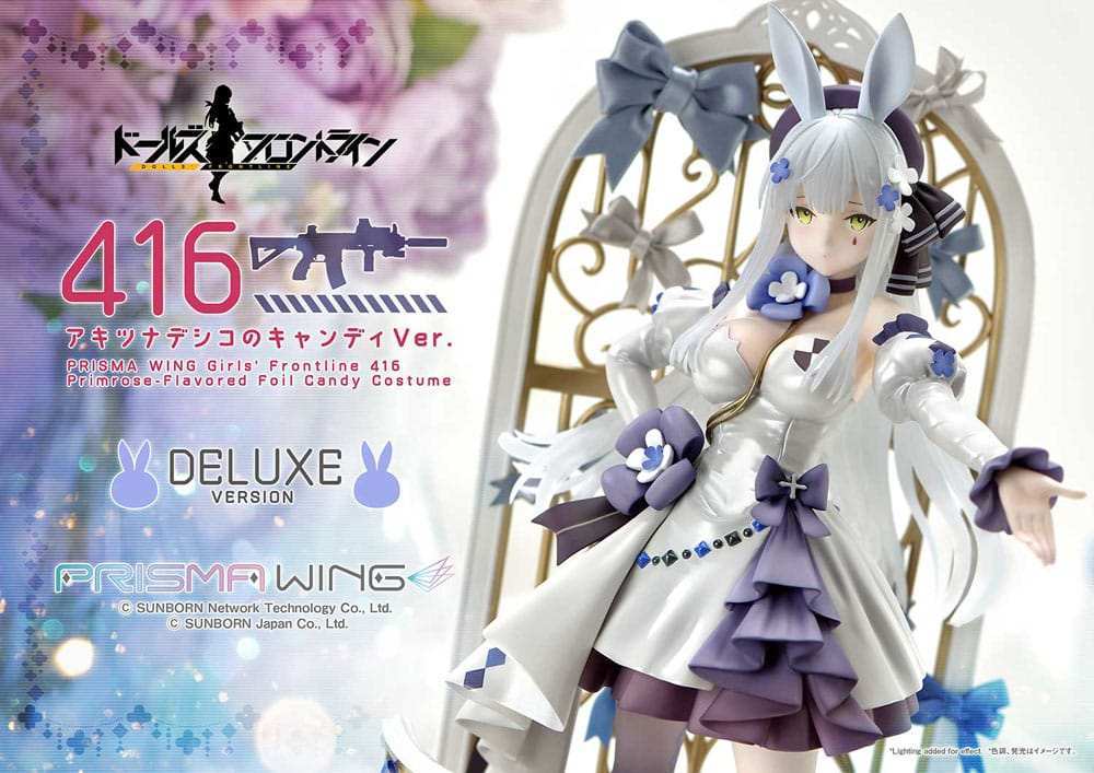 Girls' Frontline Prisma Wing PVC Statue 1/7 Primrose-Flavored Foil Candy Costume Deluxe Version 25 cm - Smalltinytoystore