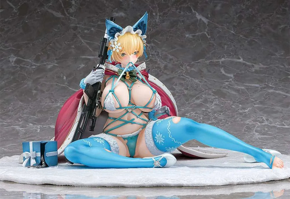 Girls' Frontline PVC Statue 1/6 VSK-94 Christmas Eve Detective Heavy Damage Ver. 16 cm - Smalltinytoystore