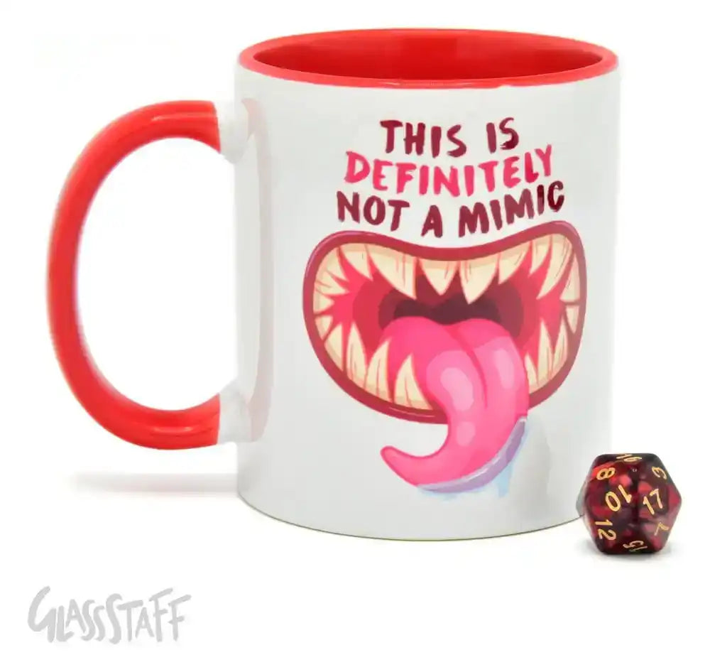 Glassstaff Geschenkbox Tasse & Würfel D20 Not a Mimic