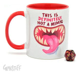 Glassstaff Geschenkbox Tasse & Würfel D20 Not a Mimic