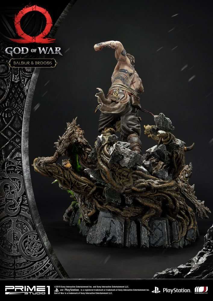 God of War (2018) Statue Baldur & Broods 62 cm - Smalltinytoystore