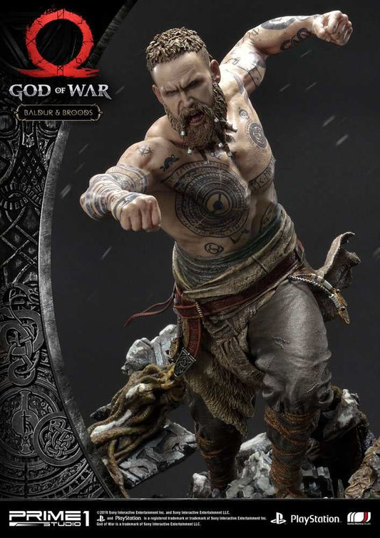 God of War (2018) Statue Baldur & Broods 62 cm - Smalltinytoystore