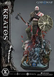 God of War: Ragnarok Real Elite Masterline Series Statue 1/3 Kratos 95 cm - Smalltinytoystore
