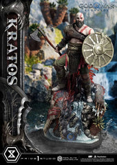 God of War: Ragnarok Real Elite Masterline Series Statue 1/3 Kratos 95 cm - Smalltinytoystore