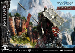God of War: Ragnarok Real Elite Masterline Series Statue 1/3 Kratos Ultimate Bonus Version 95 cm - Smalltinytoystore