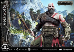 God of War: Ragnarok Real Elite Masterline Series Statue 1/3 Kratos Ultimate Version 95 cm - Smalltinytoystore