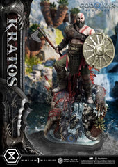 God of War: Ragnarok Real Elite Masterline Series Statue 1/3 Kratos Ultimate Version 95 cm - Smalltinytoystore
