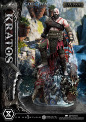 God of War: Ragnarok Real Elite Masterline Series Statue 1/3 Kratos Ultimate Version 95 cm - Smalltinytoystore