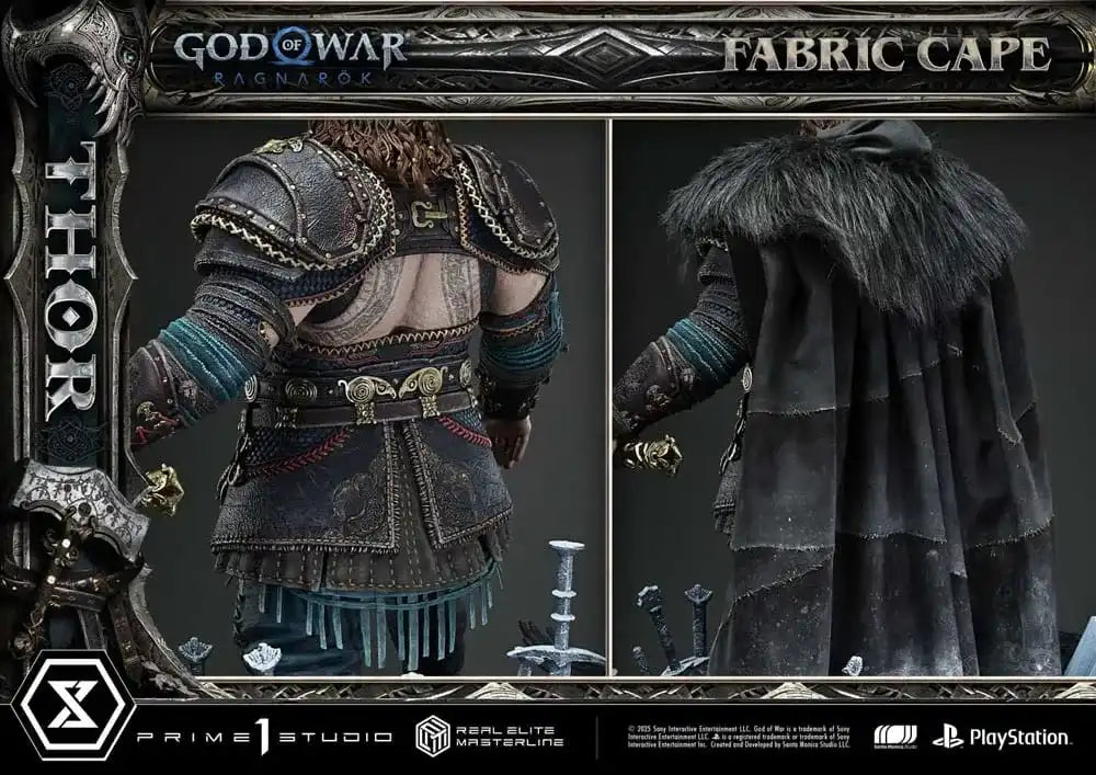God of War: Ragnarök Real Elite Masterline Series Statue 1/3 Thor 105 cm - Smalltinytoystore