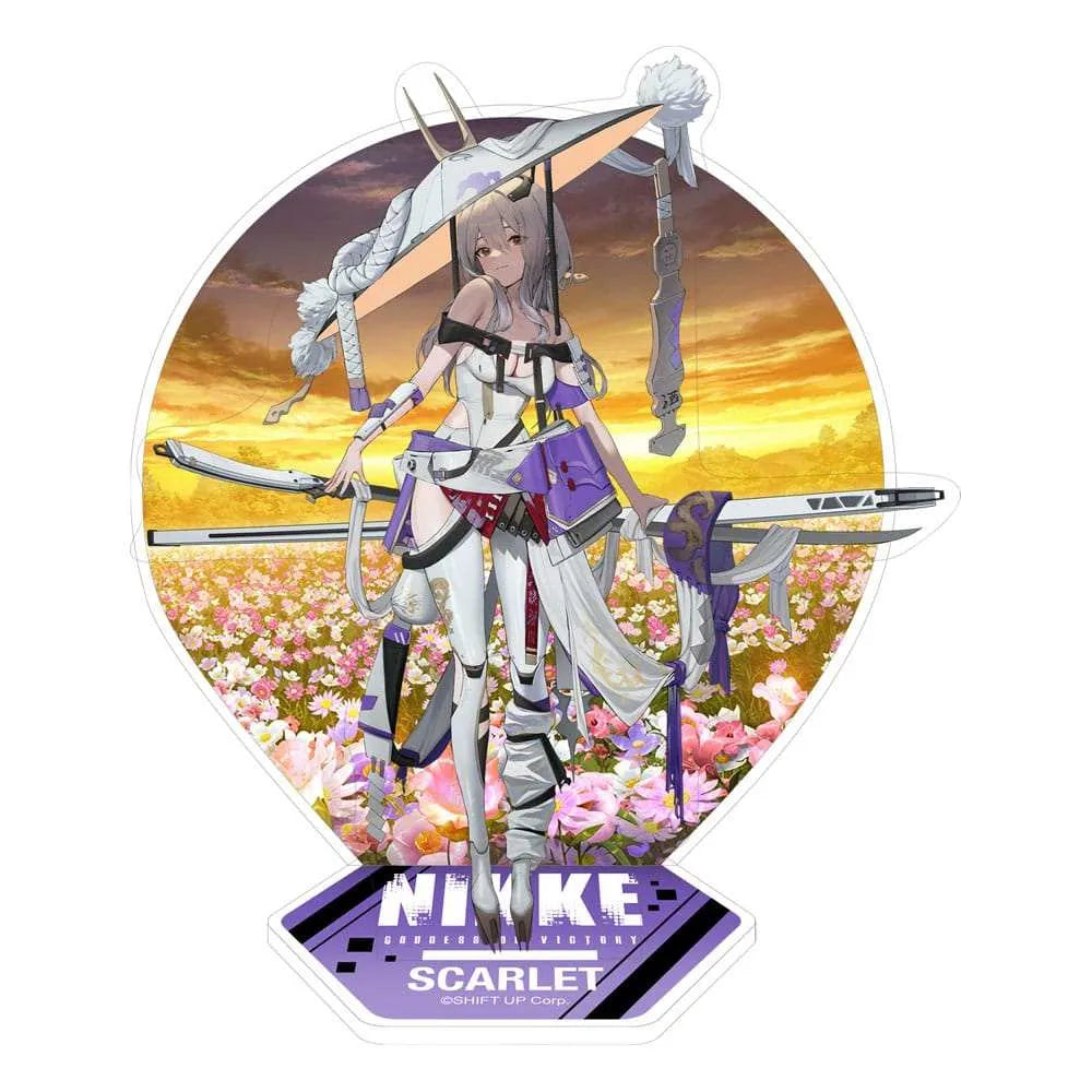 Goddess of Victory: Nikke Acryl Diorama Scarlet 18 cm - Smalltinytoystore