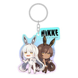 Goddess of Victory: Nikke Acryl Schlüsselanhänger Blanc & Noir Holographic 7 cm - Smalltinytoystore