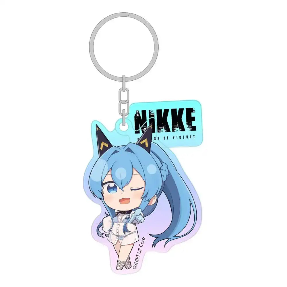 Goddess of Victory: Nikke Acryl Schlüsselanhänger Helm Holographic 7 cm - Smalltinytoystore