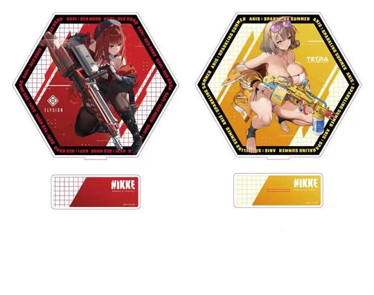 Goddess of Victory: Nikke Acrylic Stand PtZ Double-Sided Rapi: Red Hood / Anis: Sparkling Summer 25 cm
