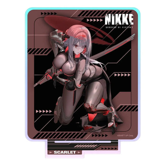 Goddess of Victory: Nikke Crouching Series Acryl Stand Scarlet Holographic 14 cm - Smalltinytoystore