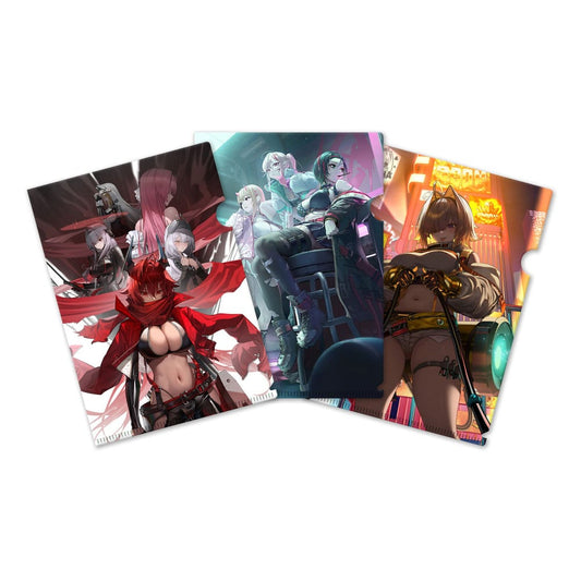 Goddess of Victory: Nikke Klarsichthüllen 3er-Set - Smalltinytoystore