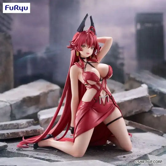 Goddess of Victory: Nikke Noodle Stopper PVC Statue Red Hood: Nonsense Red 12 cm - Smalltinytoystore
