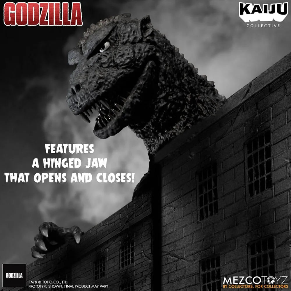 Godzilla (1954) Kaiju Collective Actionfigur Godzilla - Black & White Edition 20 cm - Smalltinytoystore