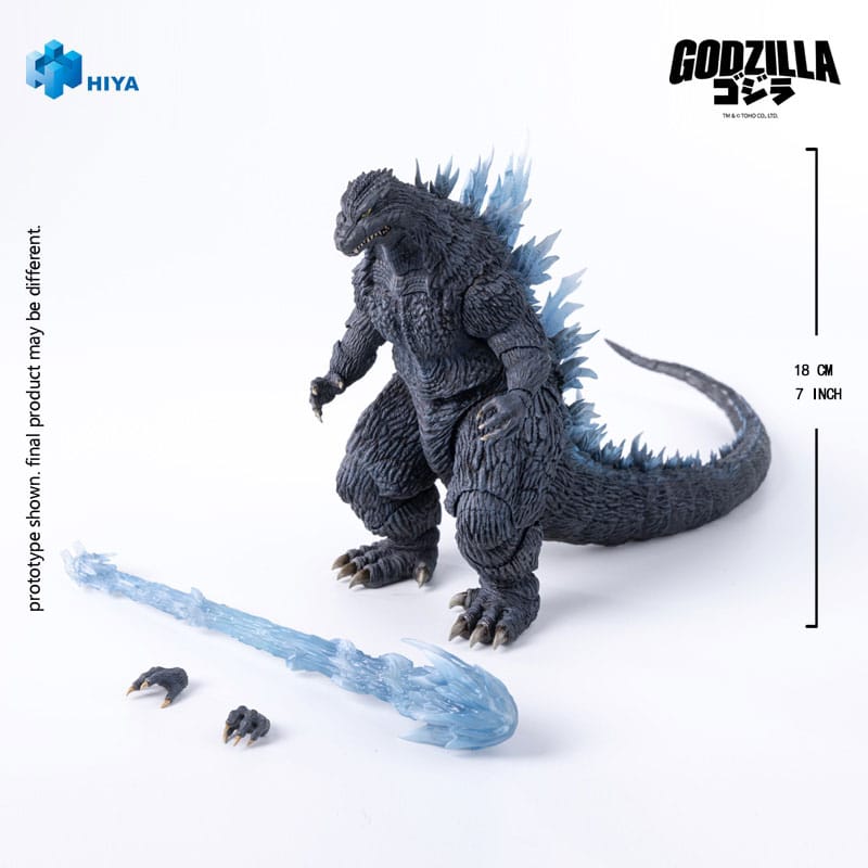 Godzilla Against Mechagodzilla (2002) Exquisite Basic Actionfigur Heat Ray Godzilla 18 cm - Smalltinytoystore