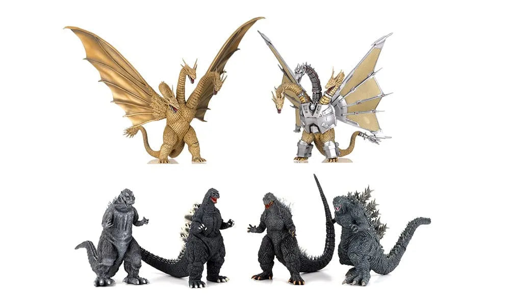 Godzilla Generations Gekizou Series PVC Statuen 8 - 9 cm Sortiment Kaiju Part. 1 (6) (re-run) - Smalltinytoystore