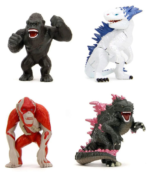 Godzilla Nano Metalfigs Diecast Minifiguren 4-er Pack Wave 1 4 cm - Smalltinytoystore