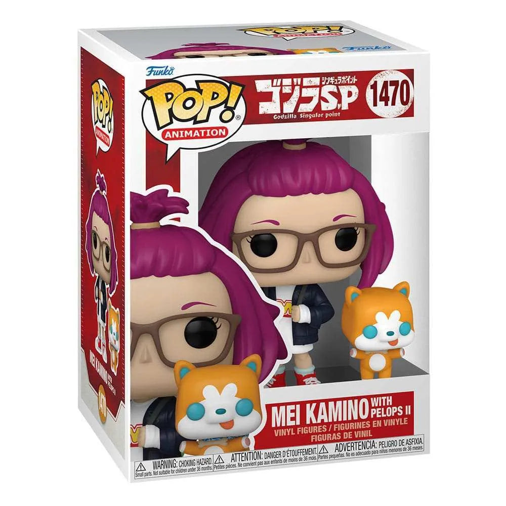 Godzilla Singular Point POP! & Buddy Animation Vinyl Figur Mei Kamino with Pelops II 9 cm - Smalltinytoystore