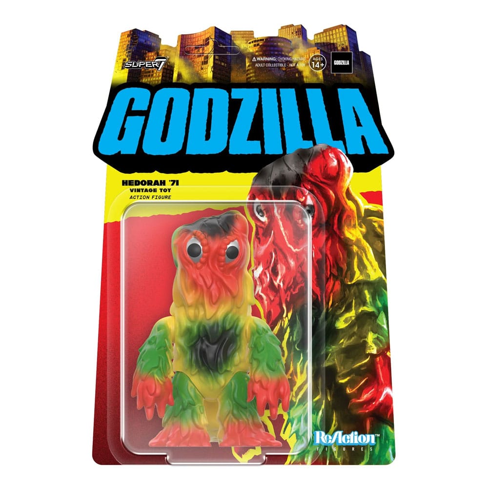 Godzilla Toho ReAction Actionfigur Hedorah Vintage Toy Hawaii 10 cm - Smalltinytoystore