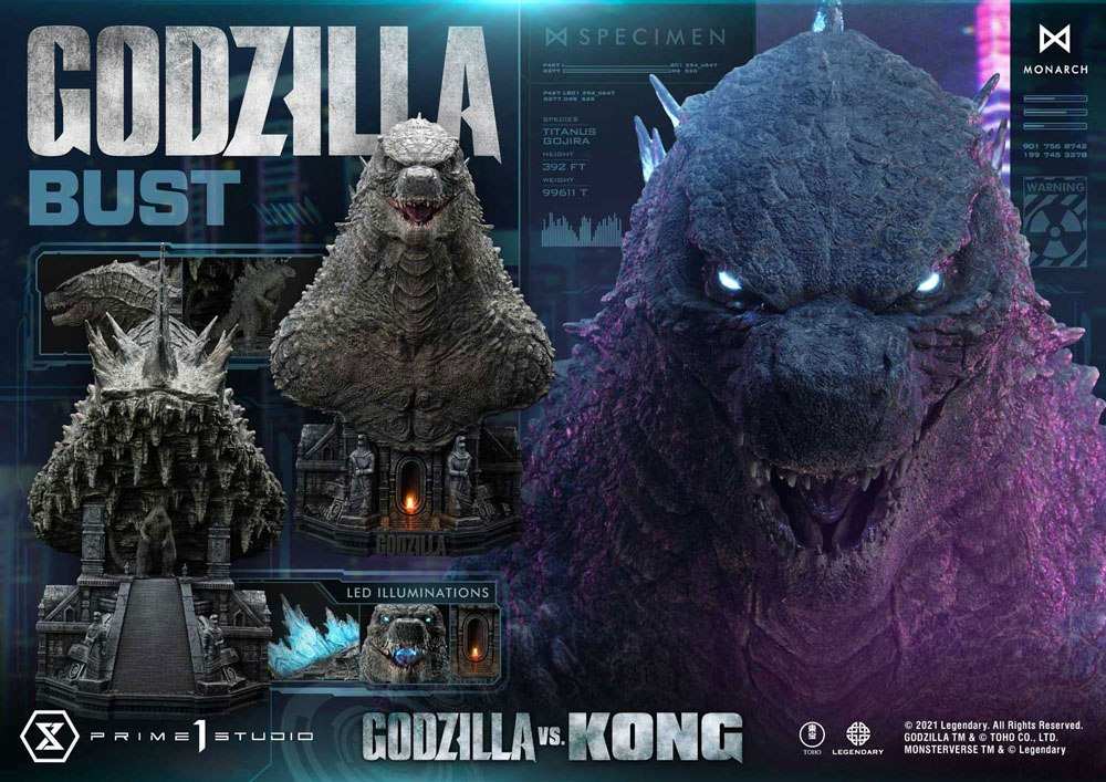 Godzilla vs Kong Büste Godzilla Bonus Version 75 cm - Smalltinytoystore