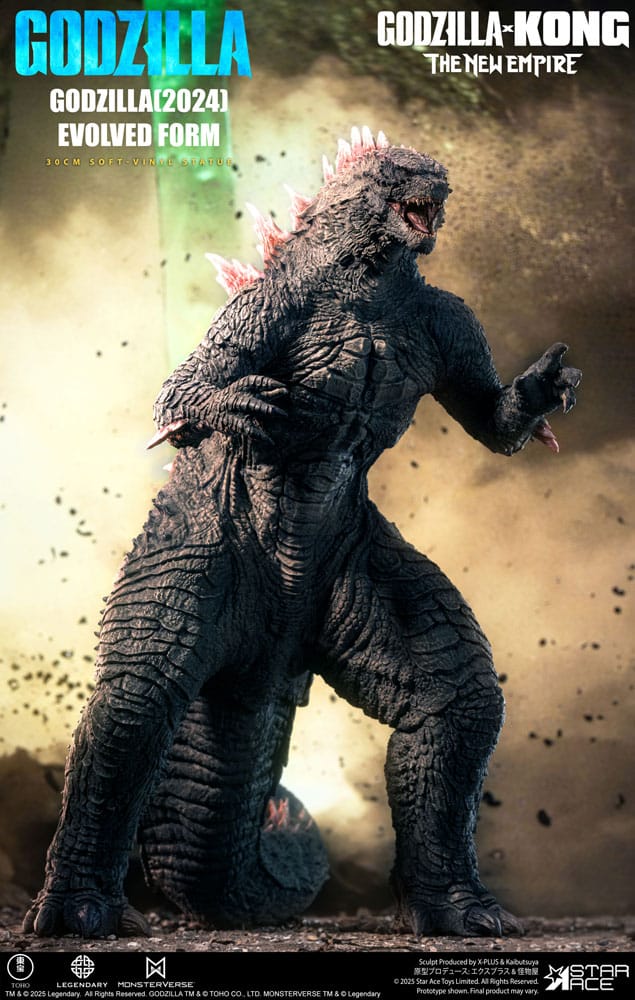 Godzilla vs. Kong: The New Empire Soft Vinyl Statue Godzilla (2024) Evolved 30 cm - Smalltinytoystore