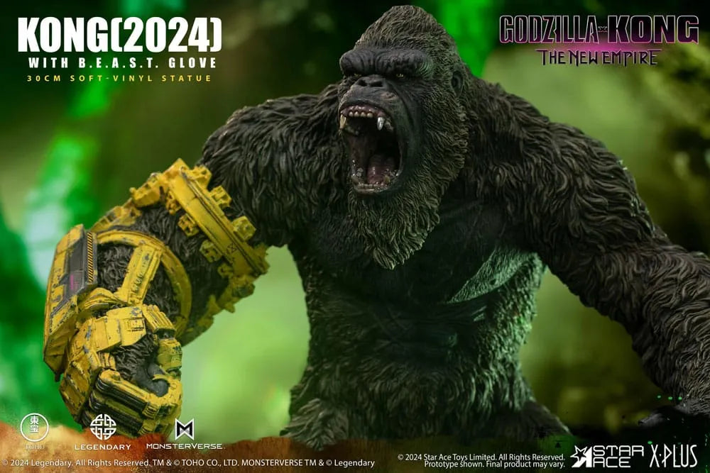 Godzilla vs. Kong: The New Empire Soft Vinyl Statue Kong with B.E.A.S.T. Glove 30 cm - Smalltinytoystore