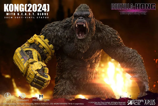 Godzilla vs. Kong: The New Empire Soft Vinyl Statue Kong with B.E.A.S.T. Glove 30 cm - Smalltinytoystore