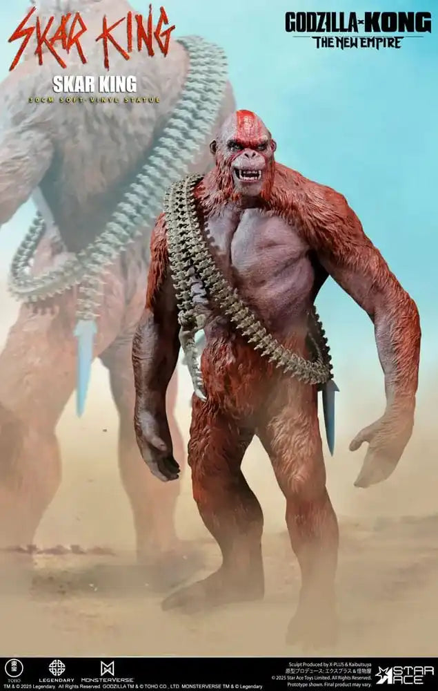 Godzilla vs. Kong: The New Empire Soft Vinyl Statue Skar King Unleash the Titan 30 cm - Smalltinytoystore