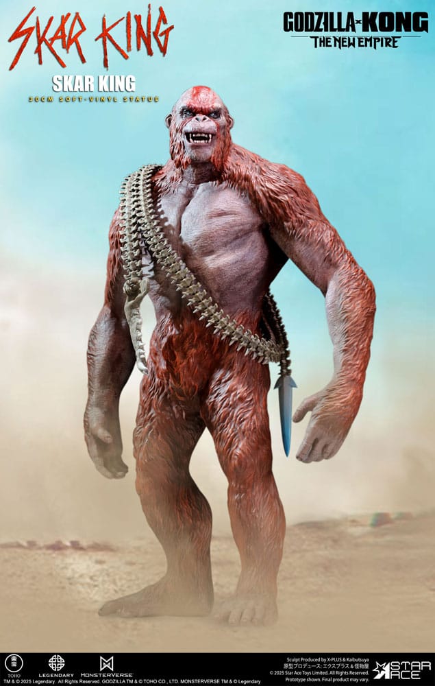 Godzilla vs. Kong: The New Empire Soft Vinyl Statue Skar King Unleash the Titan 30 cm - Smalltinytoystore