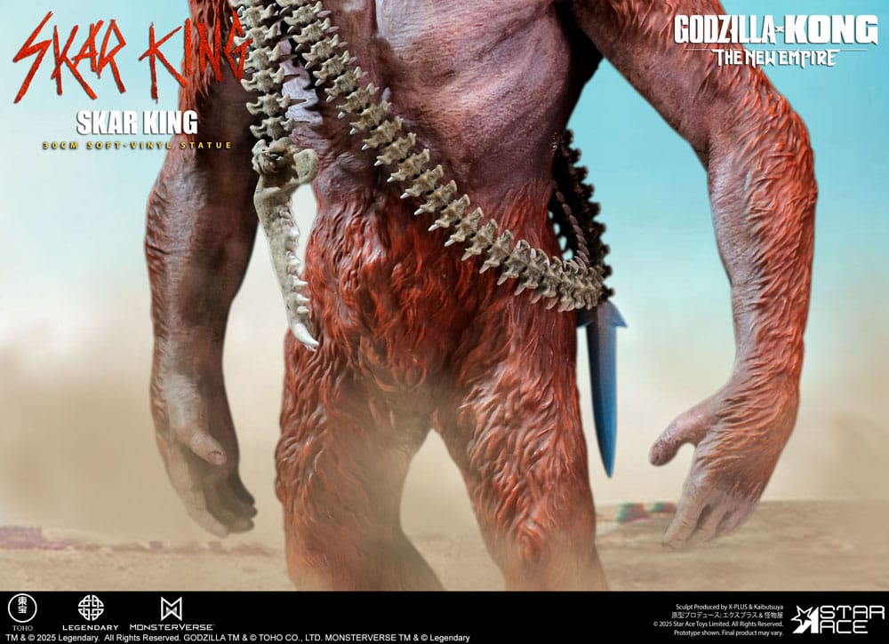 Godzilla vs. Kong: The New Empire Soft Vinyl Statue Skar King Unleash the Titan 30 cm - Smalltinytoystore