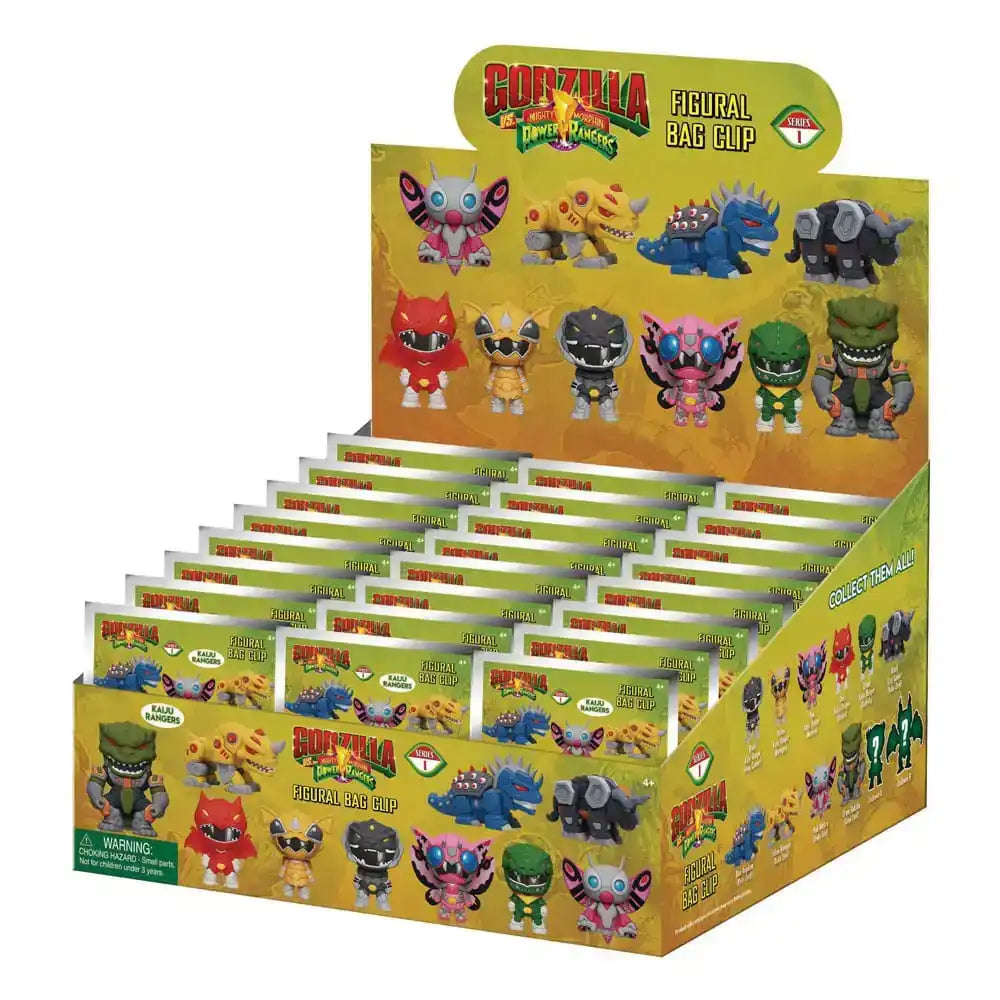 Godzilla vs. Power Rangers 3D PVC-Taschenanhänger Series 1 Display (24)