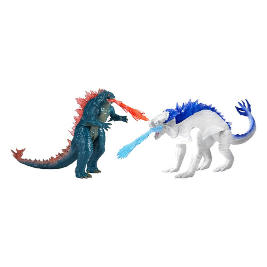 Godzilla x Kong: The New Empire Diorama 2er Pack Godzilla vs Shimo 15 cm - Smalltinytoystore