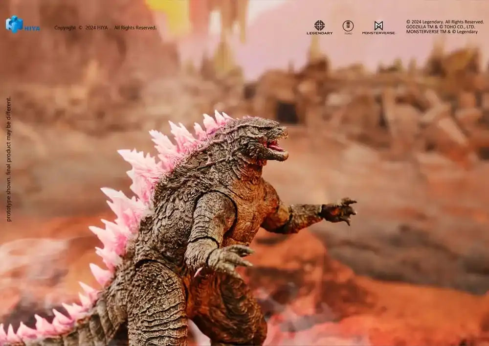 Godzilla x Kong: The New Empire Exquisite Basic Actionfigur Godzilla Evolved Ver. 18 cm - Smalltinytoystore