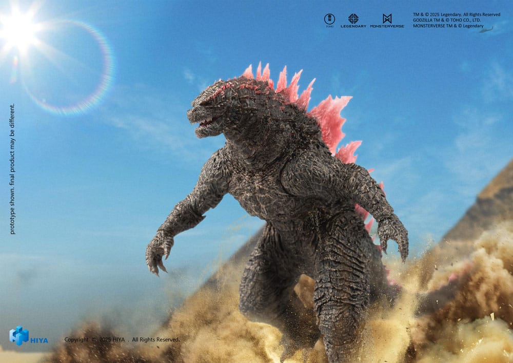 Godzilla x Kong The New Empire Exquisite Basic Actionfigur Heat Ray Godzilla Evolved Ver. 18 cm - Smalltinytoystore