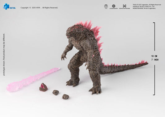 Godzilla x Kong The New Empire Exquisite Basic Actionfigur Heat Ray Godzilla Evolved Ver. 18 cm - Smalltinytoystore