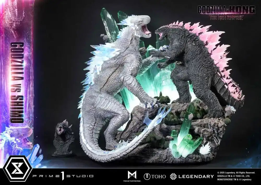 Godzilla x Kong: The New Empire Ultimate Diorama Masterline Series Statue Godzilla vs Shimo 86 cm - Smalltinytoystore