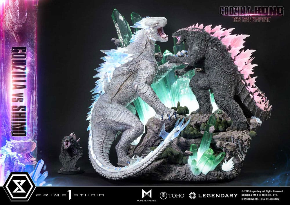 Godzilla x Kong: The New Empire Ultimate Diorama Masterline Series Statue Godzilla vs Shimo 86 cm - Smalltinytoystore