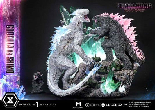 Godzilla x Kong: The New Empire Ultimate Diorama Masterline Series Statue Godzilla vs Shimo 86 cm - Smalltinytoystore