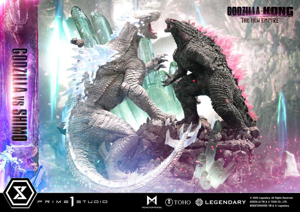 Godzilla x Kong: The New Empire Ultimate Diorama Masterline Series Statue Godzilla vs Shimo 86 cm - Smalltinytoystore