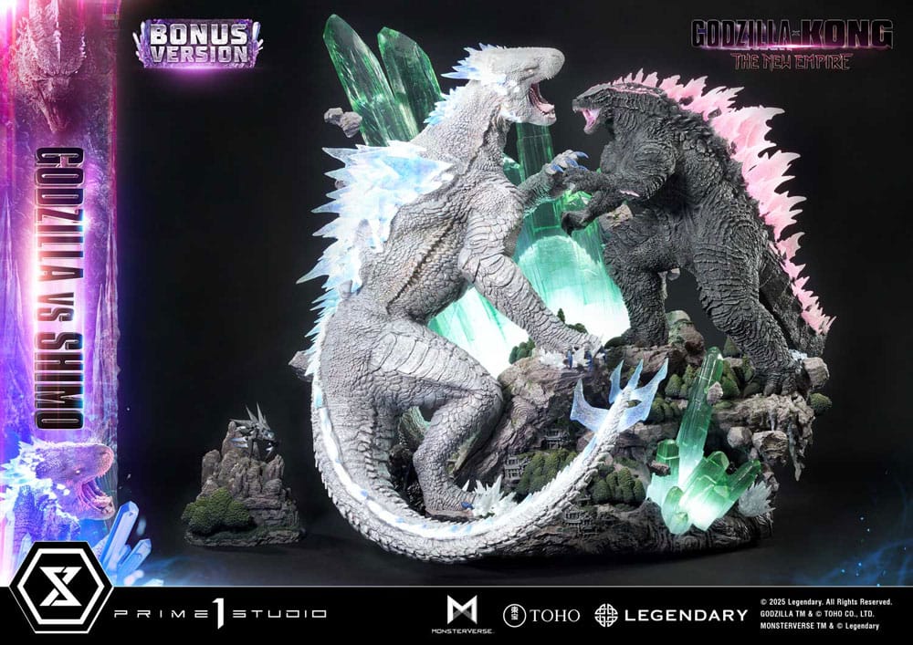 Godzilla x Kong: The New Empire Ultimate Diorama Masterline Series Statue Godzilla vs Shimo Bonus Version 86 cm - Smalltinytoystore